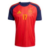 Španielsko Nico Williams #17 Domáci futbalový dres MS 2026 Krátky Rukáv
